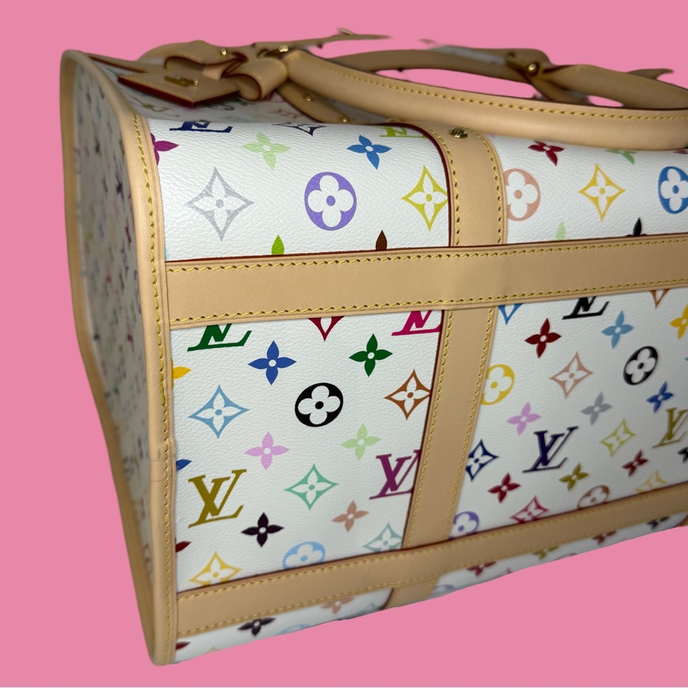 Louis Vuitton White Multicolor Sac Chien - Picture 10 of 13